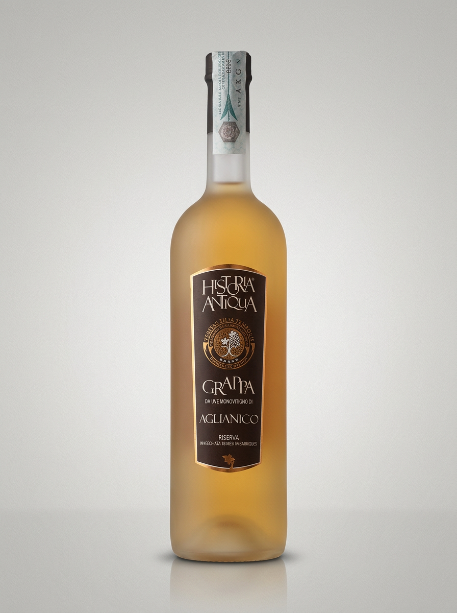 Grappa Monovitigno di Aglianico Barricata Riserva