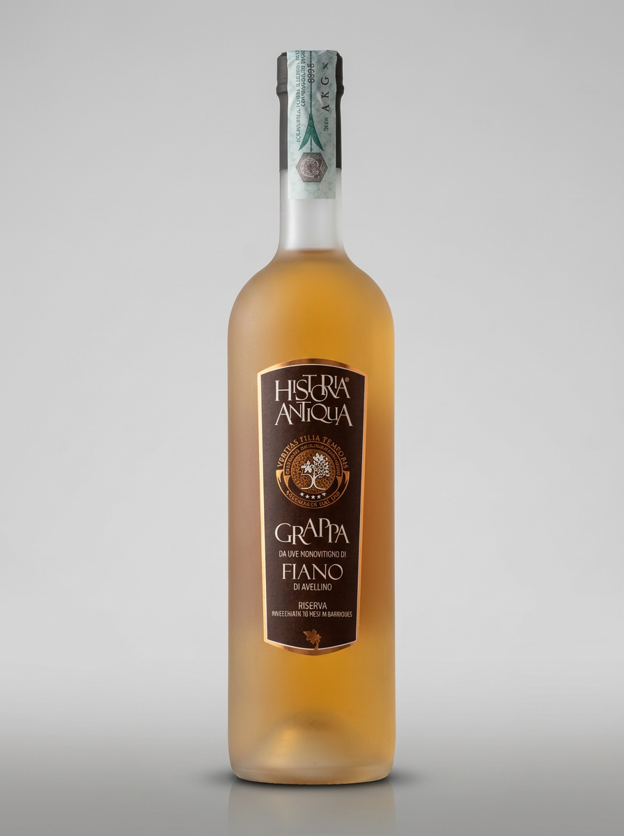 Grappa Monovitigno di Fiano Barricata Riserva